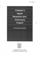 A Children's Rights Research and Advocacy Project Discussion Paper