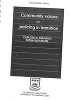 Community Voices on Policing in Transition