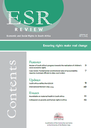 2015 first issue of ESR Review now available!