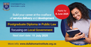 [Call for Applications] Postgraduate Diploma in Public Law focusing on Local Government