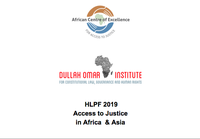 Workshop to focus on access to justice in Africa and Asia