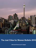 NEW REPORT: Just Cities for Women Bulletin 2016