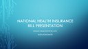 Dullah Omar Institute Oral Submission on the National Health Insurance Bill