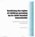Realising the Rights of Children growing up in Child-headed households